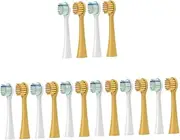 Ipetboom 4sets Toothbrush Replacement Parts Toothbrush Fittings Electric Heads Io Soft Bristles Boys and Girls 4pcs*4