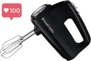 Russell Hobbs Desire Hand Mixer RHMX5BL Matte Black 350W 5 SpeedsTurbo Function