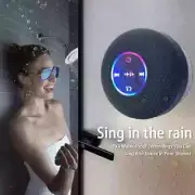 Portable Wireless Bluetooth Speaker LED IPX4 Waterproof Loudspeaker Outdoor