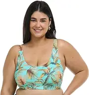 [Body Glove] Women's Amore Plus Bikini Top Swimsuit with Adjustable Tie Back Detail, Available in Sizes 1x,2X,3X