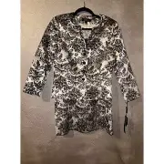 Tahari ASL Old Money Luxury Tailoring Twist Metallic Bead Blazer Skirt Suit Set