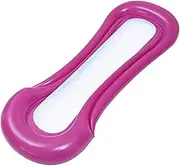 Inflatable Floating Bed Portable Red Swimming Mat with Net for Pool Fun Aerated Design Easy to Use for Relaxing Water