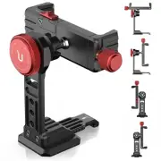 ST-14 Phone Tripod Mount, Phone Holder for Tripod Aluminum, 360° Smartphone T...