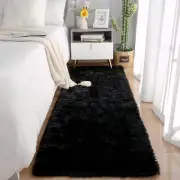 Soft Runner Rugs for Bedroom Living Room Plush Fluffy Rug 2x6 Feet, Shag Furr...