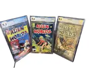 Alien Worlds #4 5 6 ALL CGC 9.6-9.4-9.6 RARE WP DAVE STEVENS ART FRESH FROM CGC