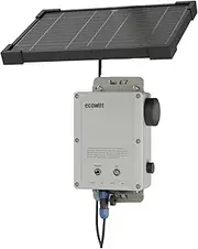 ECOWITT WS6210 Weather Station Gateway, 4G&Wi-Fi Weather Stations Outdoor/Indoor Sensors with Solar Panel, IoT Base Station for Home Garden, Ecosystem Weather Assistant, 433 MHz