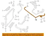 CHRYSLER OEM Radiator Coolant-Recovery Tank Bottle Overflow Hose 55038134AF (for: Chrysler)