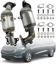 674-068 674-067 Rear Front Catalytic Converters Compatible with Chevy Traverse V6 3.6L 2018-2021, For Buick Enclave V6 3.6L 2018-2021