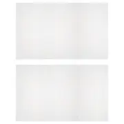 Plastic Mesh Canvas Sheet 50x33cm/20x13inch White Plastic Blank Canvas,Pack of 2
