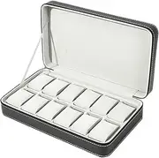 [ACLIC] Watch Case 12 Grid Multifunctional Watch Display Trays Watch Collectibles Large Capacity Watch Organizers Watch Storage Watch Display Box