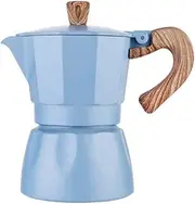 Percolator Coffee Pot Coffee Machine Aluminum Mocha Coffee Percolation Pot Coffee Machine Mocha Pot Coffee Pot (Color : Blue)