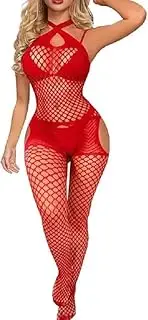 [Generic] Women Sexy mesh Underwear Lingerie Bodysuit Babydoll Negligee Mesh Teddy Sleepwear Bodystocking