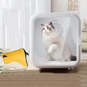Ultra Quiet Pet Dryer Box for Cats&Small Dogs,62L Dog Hair Dryer with Smart Temp Control&360° Drying
