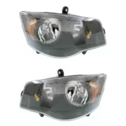 Headlight Pair For Dodge Grand Caravan GT Mini Van 3.6L 2019 2020 By CH2503266