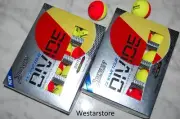 2 DOZEN SRIXON Q - STAR TOUR DIVIDE GOLF BALLS RED / YELLOW FREE 2 Dozen TEES