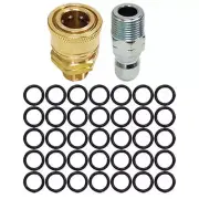 3/8" Male, 3/8" Quick Connect to 3/8" MNPT, 35 x 3/8" High Temp O-Ring