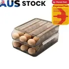 Household Egg Storage Box Drawer Fresh Refrigerator Egg Tray Holder (B)