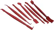 DINHEAROM 1set Car Window Tint Tool Kit Squeegee Film Cutter for Home Convenient Stickers Tool Set Red for Car Enthusiasts