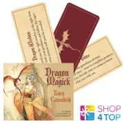 DRAGON MAGICK ORACLE CARDS DECK MINI BLUE ANGEL LUCY CAVENDISH ESOTERIC NEW