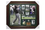 Jack Nicklaus Signed Golf Ball with Poster and Frame
