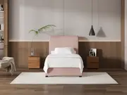 My Style Tapered Headboard & Gas Lift Base - King Single / Rosewater / Standard Base