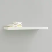 Shelf Wall Mount Floating Storage Rack Shelves Home Design Display Decor White