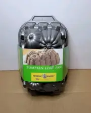 Nordic Ware Pumpkin Patch Harvest Loaf Pan Cast Bakeware 6 Cups 1.41 Liters NEW!