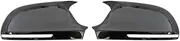 Mirror Cover Rearview Side Mirror Cap S Line Fit for Audi A3 8P A4 A5 B8 2008-2009 B8.5 2011-2016 Rearview Mirror Cover (Color : Bright Black)