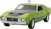 Hallmark Keepsake 2024 Classic American Cars 1973 Ford Mustang Mach 1 Metal Christmas Ornament