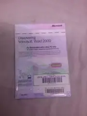 Vintage Genuine *Sealed* Microsoft Word 2000 Software