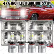 FOR Chevrolet Monte Carlo 1980-1988 El Camino 4pcs 4x6" Headlights Hi/Lo (for: Chevrolet)