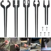 DIY Rapid Tongs Bundle Set Blacksmith 5 types of Tongs Bundle Set Comes w/ Rivet