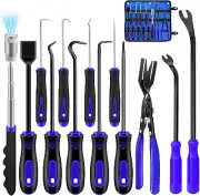 13 Pcs Precision Hook and Pick Tool Set with Clip Removal Plier Rivets Puller Fa