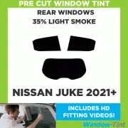 Pre Cut Window Tinting Film for Nissan Juke 2021+ 35% Light Rear Tint Kit Tint