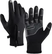 [Generic] Winter Touchscreen Gloves - Windproof Ski Gloves | Winter Gloves, Non-Slip Mittens for Men Women, Driving Biking Running