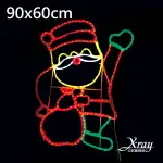 聖誕老公公燈飾-大(110V)，LED燈飾/聖誕佈置/聖誕掛飾/裝飾/吊飾/聖誕樹，X射線【X189800】