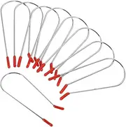 WRITWAA 16pcs Hot Curler Clips Stainless Steel Securing Pins for Hot Rollers Durable and Comfortable Hair Curlers for Home Use Salon Replacement for Lost Clips