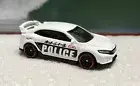 2023 Hot Wheels 2018 Honda Civic Type R Police White Loose