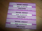 3 Duke Ellington Moon Indigo / Solitude Jukebox Title Strips
