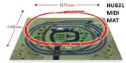Hornby HUB31 Midi Trakmat / Trackmat (Set)