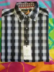 Robert Graham NEW RARE MISS RUMBA L/S Plaid Flip Cuff Dress Shirt SZ S $248
