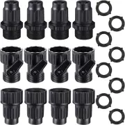 4 Sets Garden Expandable Hose Repair Kit Faucet Adapter Hose Female Male Connect