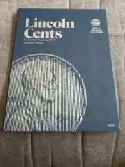 Lincoln Cents Official Whitman Coin Folder Collection Starting 1975