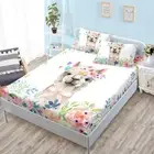 Alpaca Sheep Zebra Kids Bed Decor Fitted Sheet Set Single/Double/Queen/King Size
