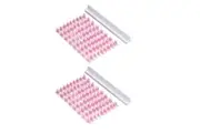 2x 73pc Mastercraft Plastic Numbers Alphabet Message Maker Set Baking Tools