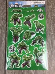 Marvel Avengers The Incredible Hulk Puffy Stickers American Greetings New