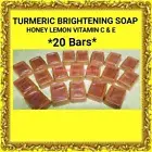 Wholesale Turmeric Lightening Brightening Soap with Honey, Lemon, Vitamin C E