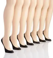 MeMoi MP-052 Micro Mesh Liner - 7 Pack (Black O/S)