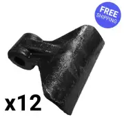 12 X EXTRA LARGE FORGED STEEL HAMMER/MULCHING BLADE FOR TRACTOR FLAIL MOWER
