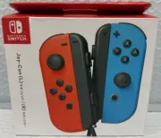 Nintendo Switch Joy-Con Controller Neon Red/Neon Blue (Japanese Writing)